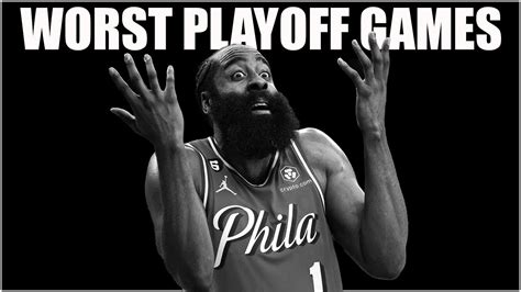 James Harden Worst Playoff Games Compilation Youtube