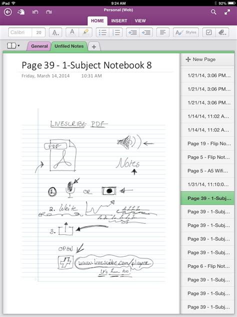 How To Use Livescribe 3 Smartpen And Auto Send To Onenote Ipad Notebook