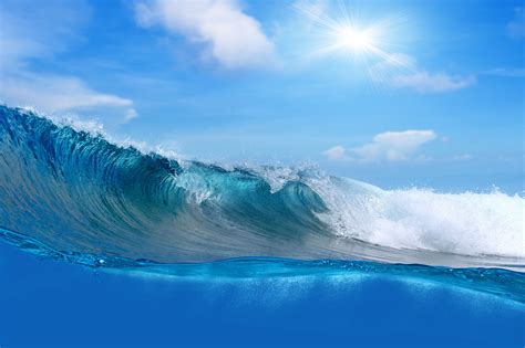 Sea Ocean Waves Wallpaper Hd Nature 4k Wallpapers Images Photos Gambaran