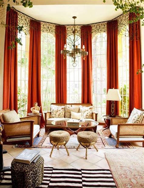Beautiful Tall Curtains Design Ideas For Living Room 10 Leather Sofa