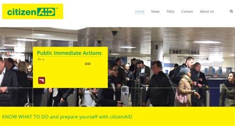 Citizenaid App Teaches People To Help Save Lives In A Terror Attack