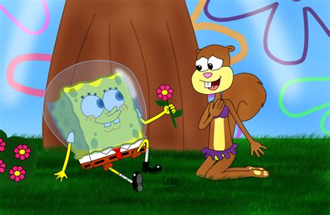 Spongebob And Sandy Spandy Photo 36618226 Fanpop