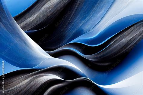 Flowing Blue Background Stock Illustration Adobe Stock