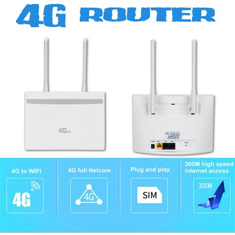 4g Lte Cpe Router Wifi Wireless Repeater Hotspot Sim Card Modem Dual