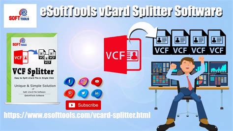 Split Vcf File Using Vcard Splitter Software Esofttools Software