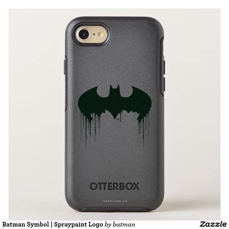 Batman Symbol Spraypaint Logo Otterbox Iphone Case