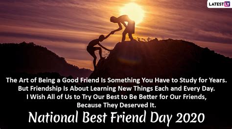 Happy National Best Friend Day 2020 Greetings And Wallpapers Whatsapp