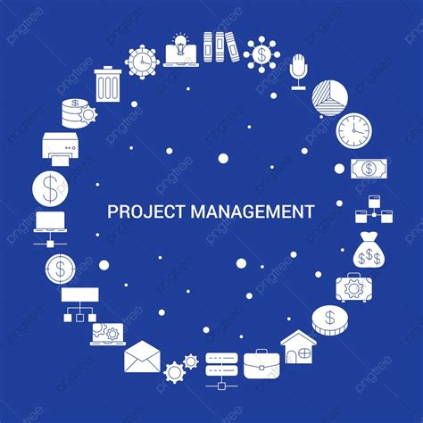Project Management Infographic Vector Art Png Project Management Icon