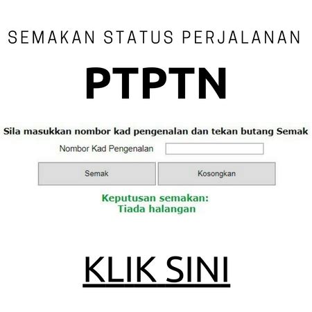 Semakan status bpr fasa 3:tarikh bayaran & jumlah baki yang akan diterima. Semakan Status Perjalanan PTPTN Secara Online