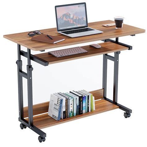 Buy Dripex Computer Desk Mobile Portable Office Desk With Movable
