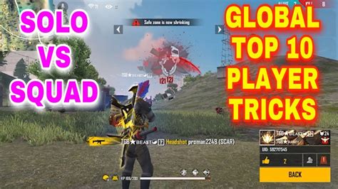 Apart from this, it also reached the milestone of $1 billion worldwide. Free fire Global top 10 grandmaster player trics and tips ...