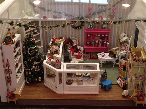 Dollhouse Christmas Shop Miniature Christmas Christmas Diorama