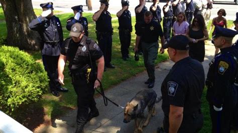 Aww The Poignant Moment When A Police Dog Bids A Tearful Farewell To