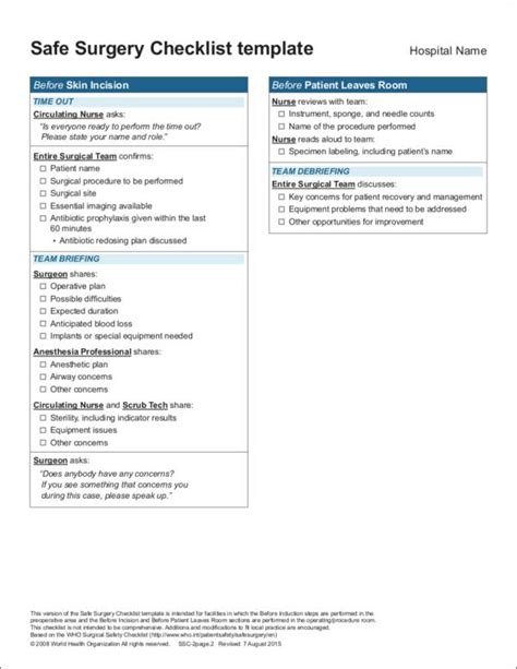 Free 41 Printable Checklist Samples And Templates In Ms Word Pdf Excel