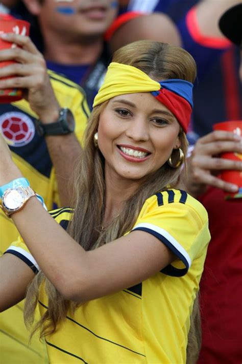コロンビアの美女サポーター 美女 写真特集 ブラジルw杯特集【2020】 美女サポーター 女子サッカー ワールドカップ 美女