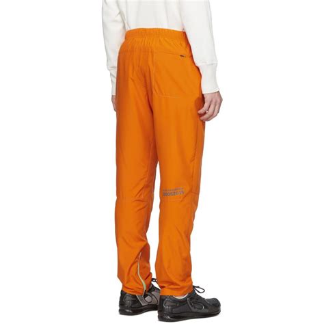 Kiko Kostadinov Orange Asics Edition Woven Track Pants For Men Lyst