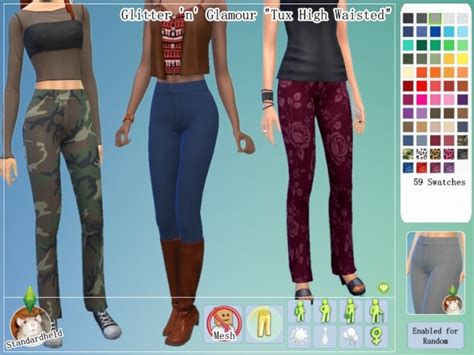 Glitter N Glamour Clothing Pack By Standardheld At Simsworkshop