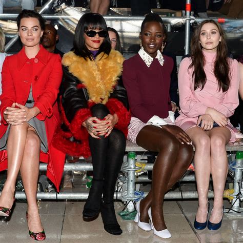 Celebrities Front Row At Paris Fashion Week Fall 2014 Popsugar Fashion