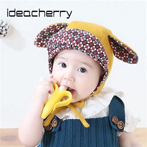 Ideacherry Brand Baby Hat Cute Rabbit Long Ear Cap Kids Girls Boys Hat
