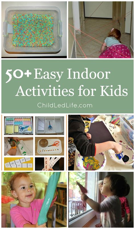 In this section there are craft activities for you to print. 50+ Easy Indoor Activities for Kids
