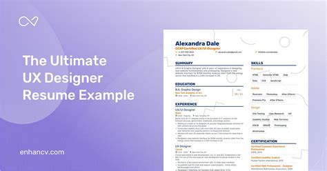 Ux Designer Resume Examples And Guide For 2021