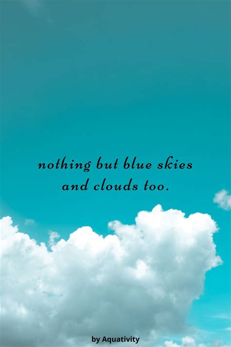 Blue Sky Quotes Short