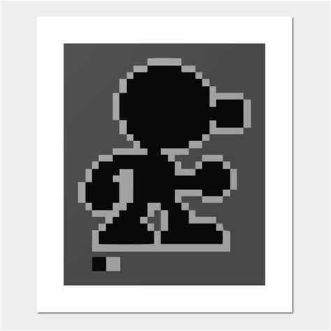 Mr Game And Watch Pixel Super Smash Bros Posters And Art Prints