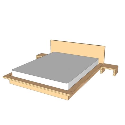 The platform bed frame is made of 100% solid hardwood. Homemade Tatami Bed Plans - Standard Frame