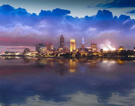 Cleveland Sunrise Photograph By Frank Shoemaker Pixels