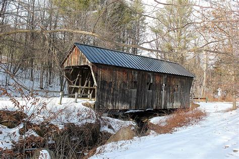 Salmond Covered Bridge Photograph By Wayne Toutaint Fine Art America