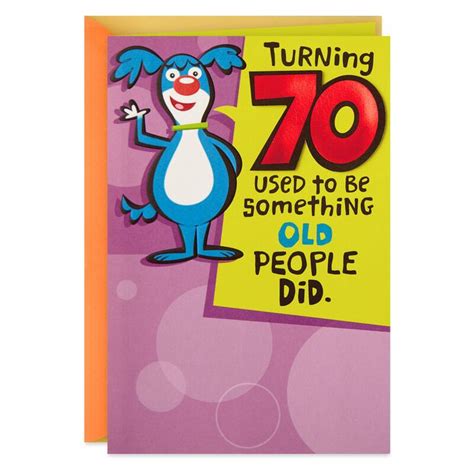 Youre One Of The Cool Ones Funny 70th Birthday Card In 2020 70th