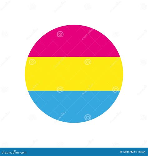 Pansexual Movement Lgbt Symbol Color Flag Sexual Minorities Gays And