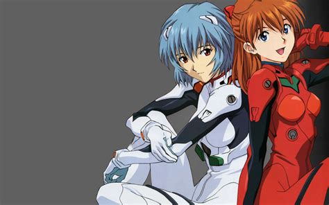 Evangelion Rei And Asuka Rei Ayanami Azuka Anime