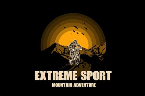 Premium Vector Extreme Sport Silhouette Design