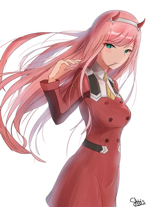 Hope you like it credit for the original artist & resource render by : Zero Two (Darling in the FranXX) | page 10 of 30 ...