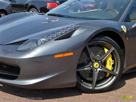 2010 Ferrari 458 Italia In Grigio Silverstone Dark Grey Metallic