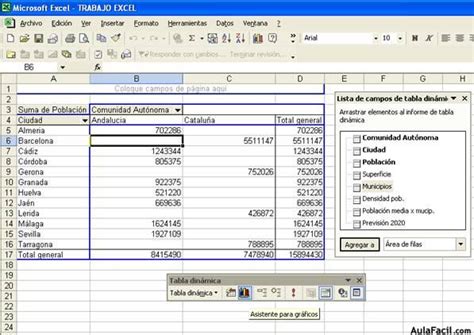 🥇 【 Tablas Dinámicas Gráficos Microsoft Excel 2000 Básico