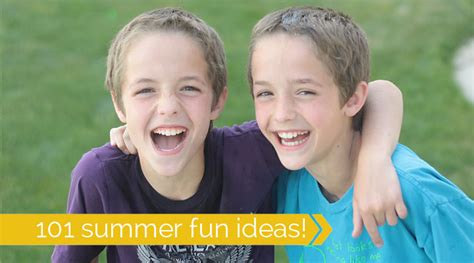 Beat Summer Boredom 101 Fun Easy Activities Kids Can Do At Home It