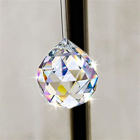 Sinehe Clear Crystal Prism Ball Suncatchers Window Prisms Suncatcher