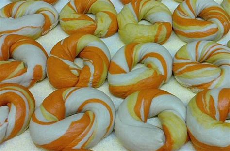 Candy Corn Bagels Are A Reality In Brooklyn Ny