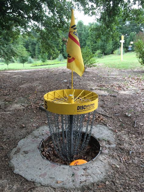 The pdga actually has approved their 4 baskets for two levels of competition (e.g. I, too, have a sunken basket at my local course! : discgolf