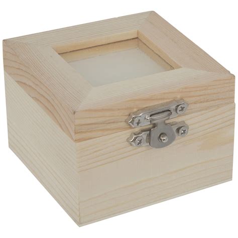 Craft Supplies Unfinished Wood Darice 9177 70 Unfinished Wooden Box