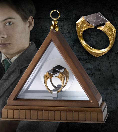 Harry Potter Lord Voldemorts Horcrux Ring Replica Gold Plated