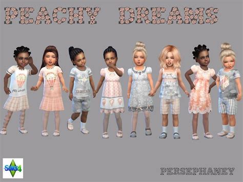 Sims 4 Ccs The Best Set For Toddlers By Persephaney Sims 4