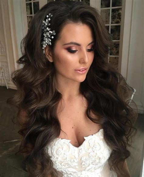 40 Gorgeous Wedding Hairstyles For Long Hair Curls For Long Hair Big