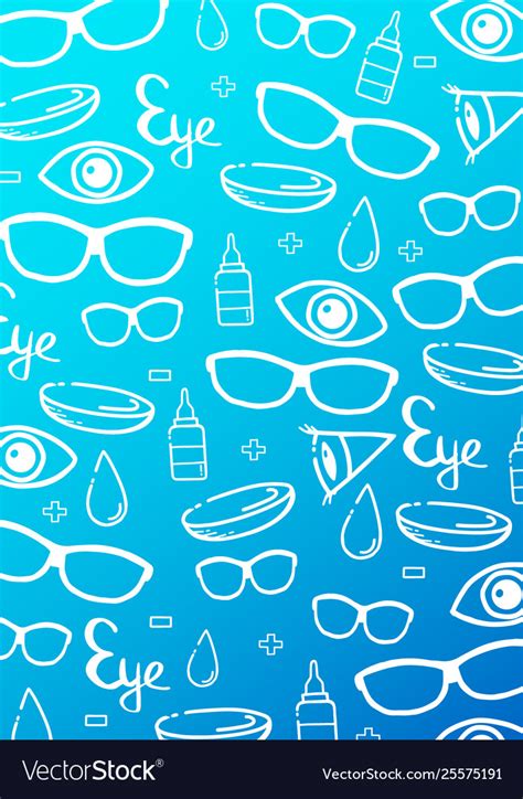 Banner For Optical Shop Or Glasses Clinic Hand Vector Image