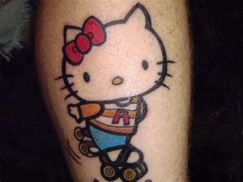 25 Pretty Hello Kitty Bow Tattoo Designs Slodive Hello Kitty Bow