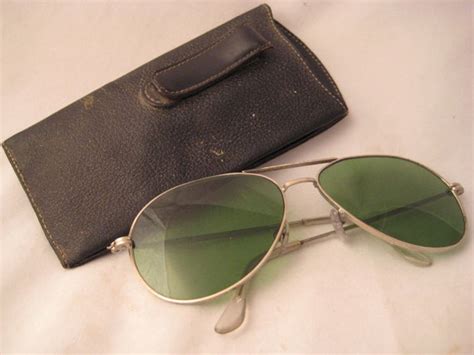 Vintage 1970s Green Tinted Shooting Glasses Hunter S Thompson