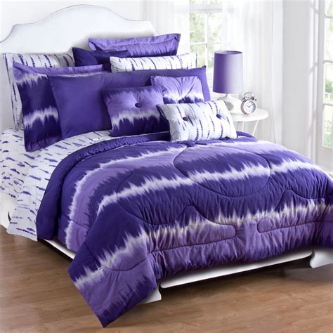 Purple Tie Dye Comforter Set Omg I Want This Bed Comforter Sets