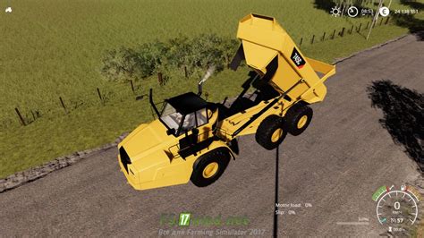 Мод на Caterpillar 745c для Farming Simulator 19
